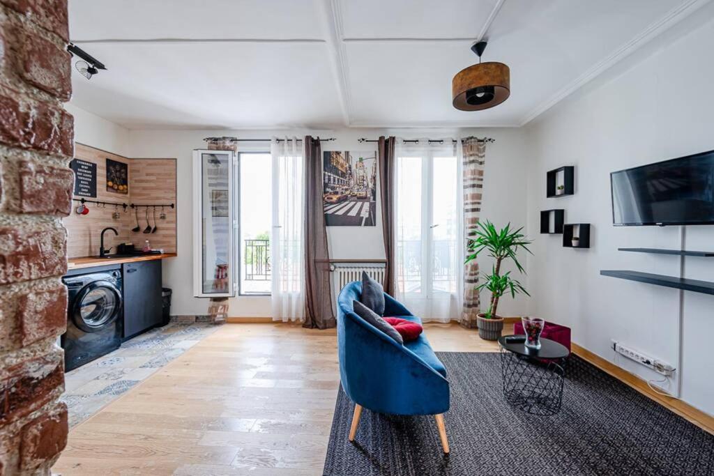 Joli Appartement Lumineux Saint-Ouen  Bagian luar foto